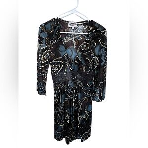 NWT Jagger Women’s 100% Silk Midi Dress